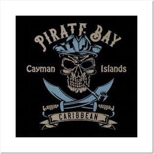 Pirate Bay Skull Design Posters and Art